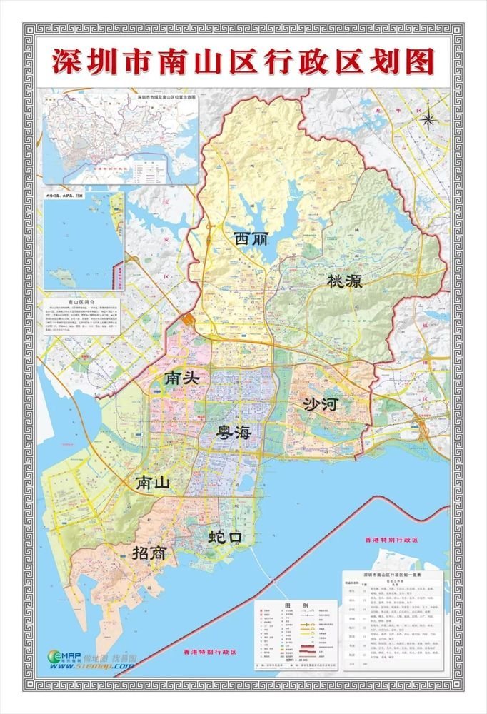 2023年度深圳市各区域GDP排行榜